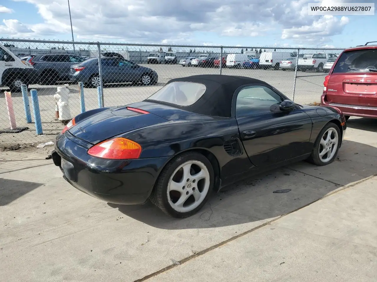 2000 Porsche Boxster VIN: WP0CA2988YU627807 Lot: 45522955