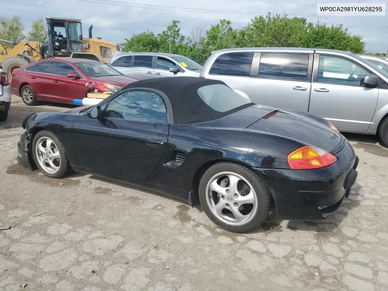 2000 Porsche Boxster VIN: WP0CA2981YU628295 Lot: 56569115