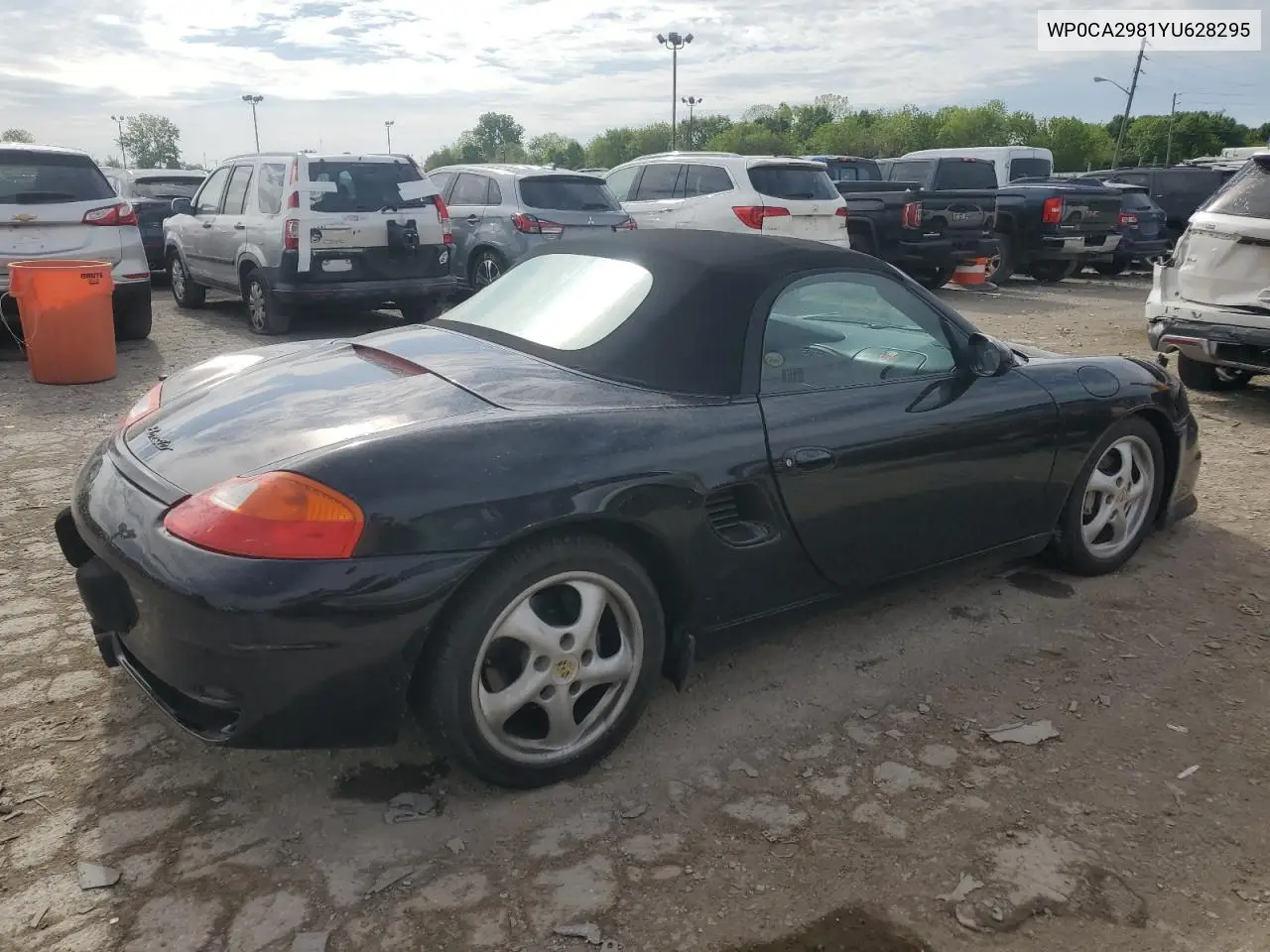 2000 Porsche Boxster VIN: WP0CA2981YU628295 Lot: 56569115