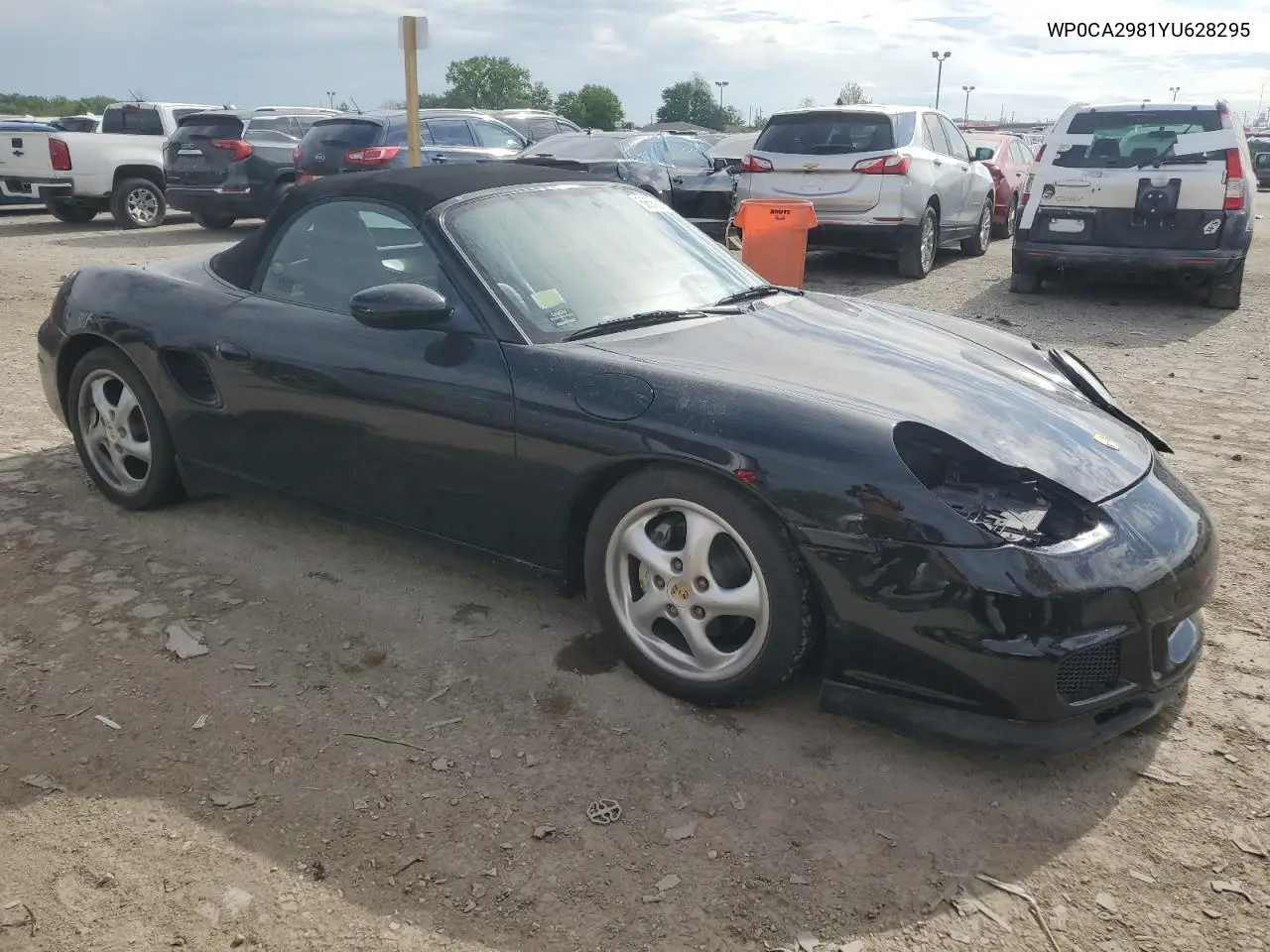 2000 Porsche Boxster VIN: WP0CA2981YU628295 Lot: 56569115