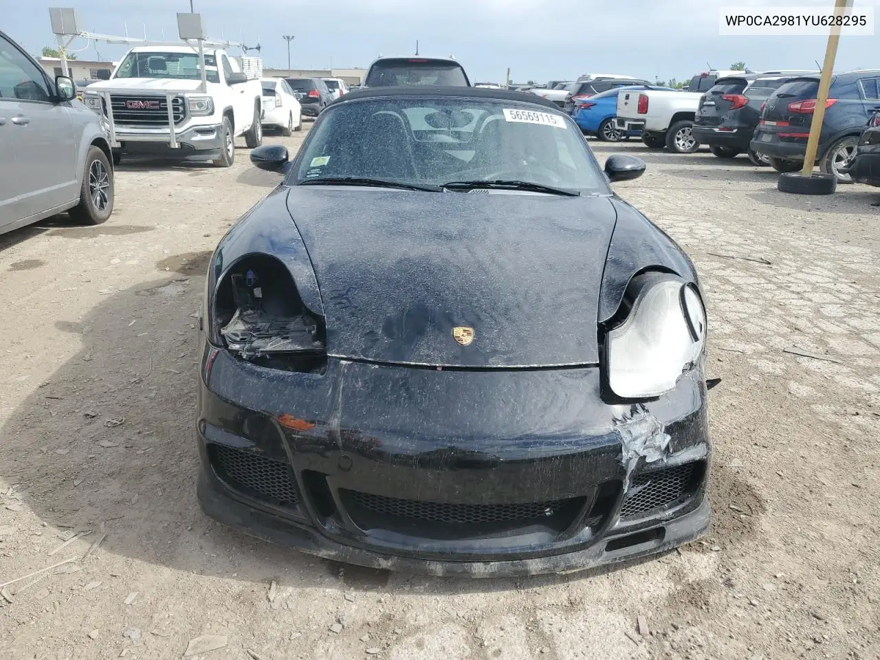 2000 Porsche Boxster VIN: WP0CA2981YU628295 Lot: 56569115
