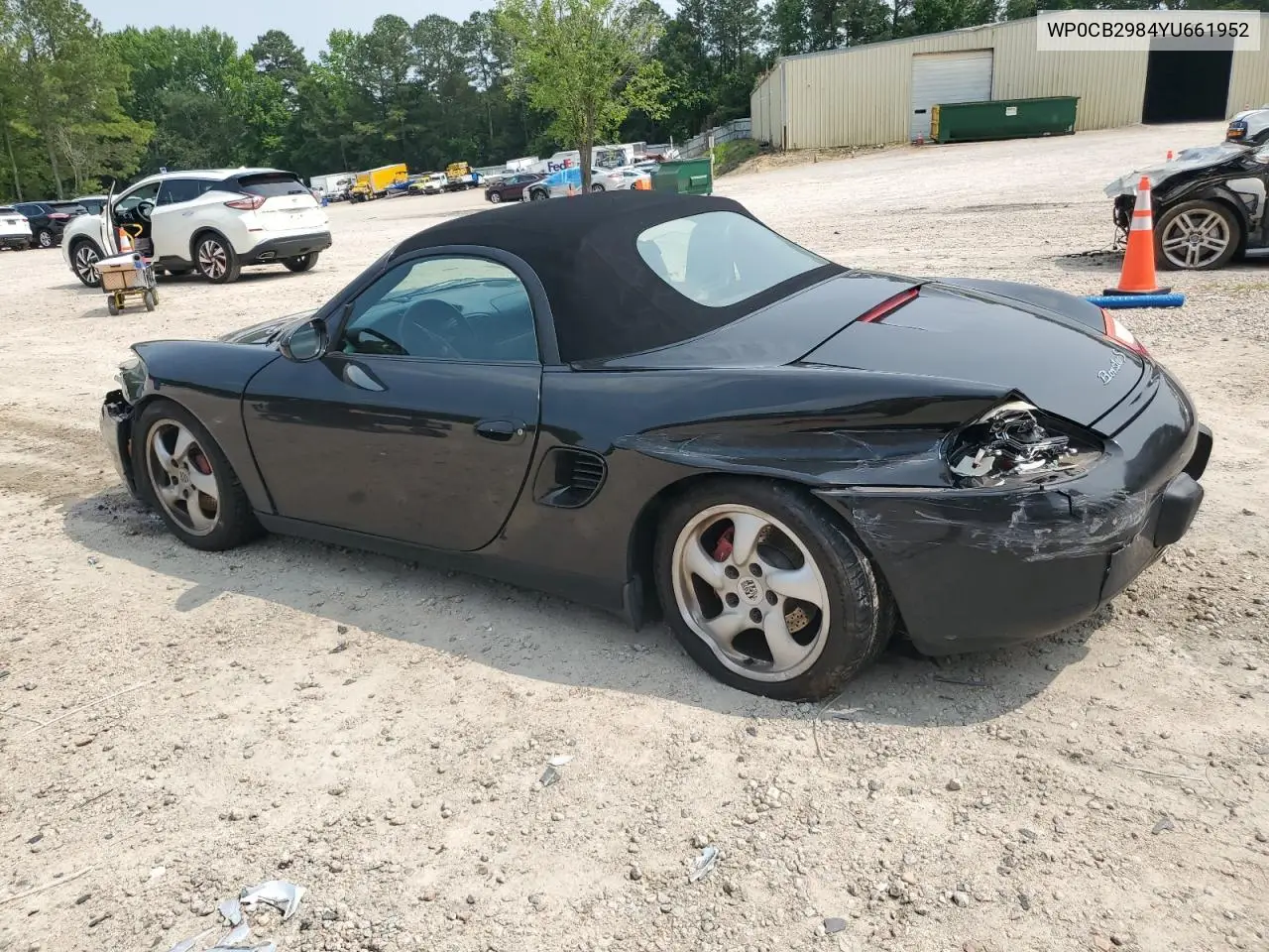 2000 Porsche Boxster S VIN: WP0CB2984YU661952 Lot: 58856375