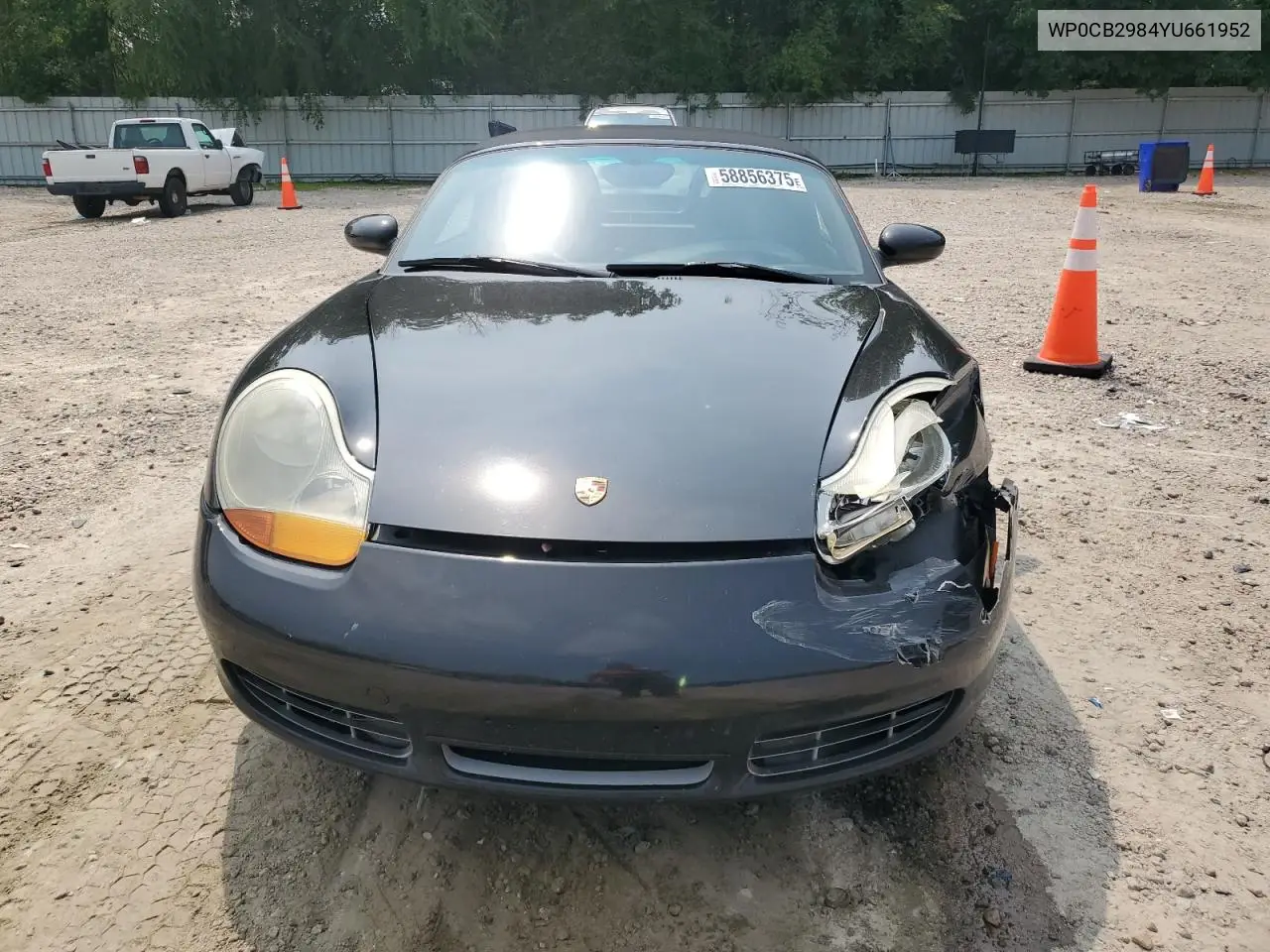 2000 Porsche Boxster S VIN: WP0CB2984YU661952 Lot: 58856375