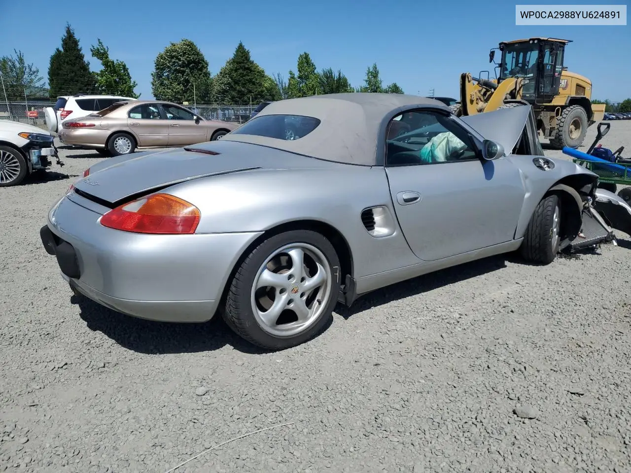 2000 Porsche Boxster VIN: WP0CA2988YU624891 Lot: 59046335