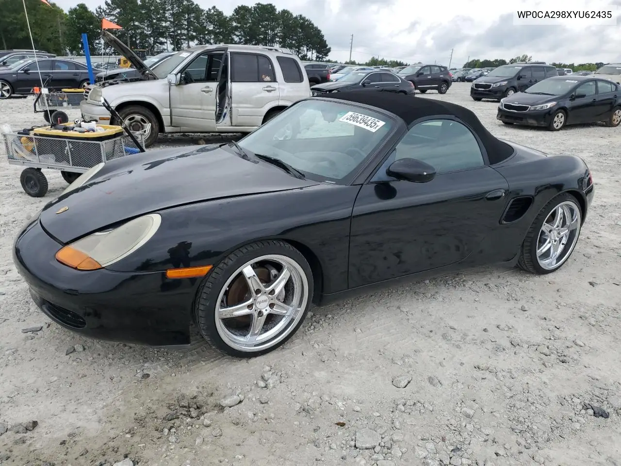2000 Porsche Boxster VIN: WP0CA298XYU62435 Lot: 59639435