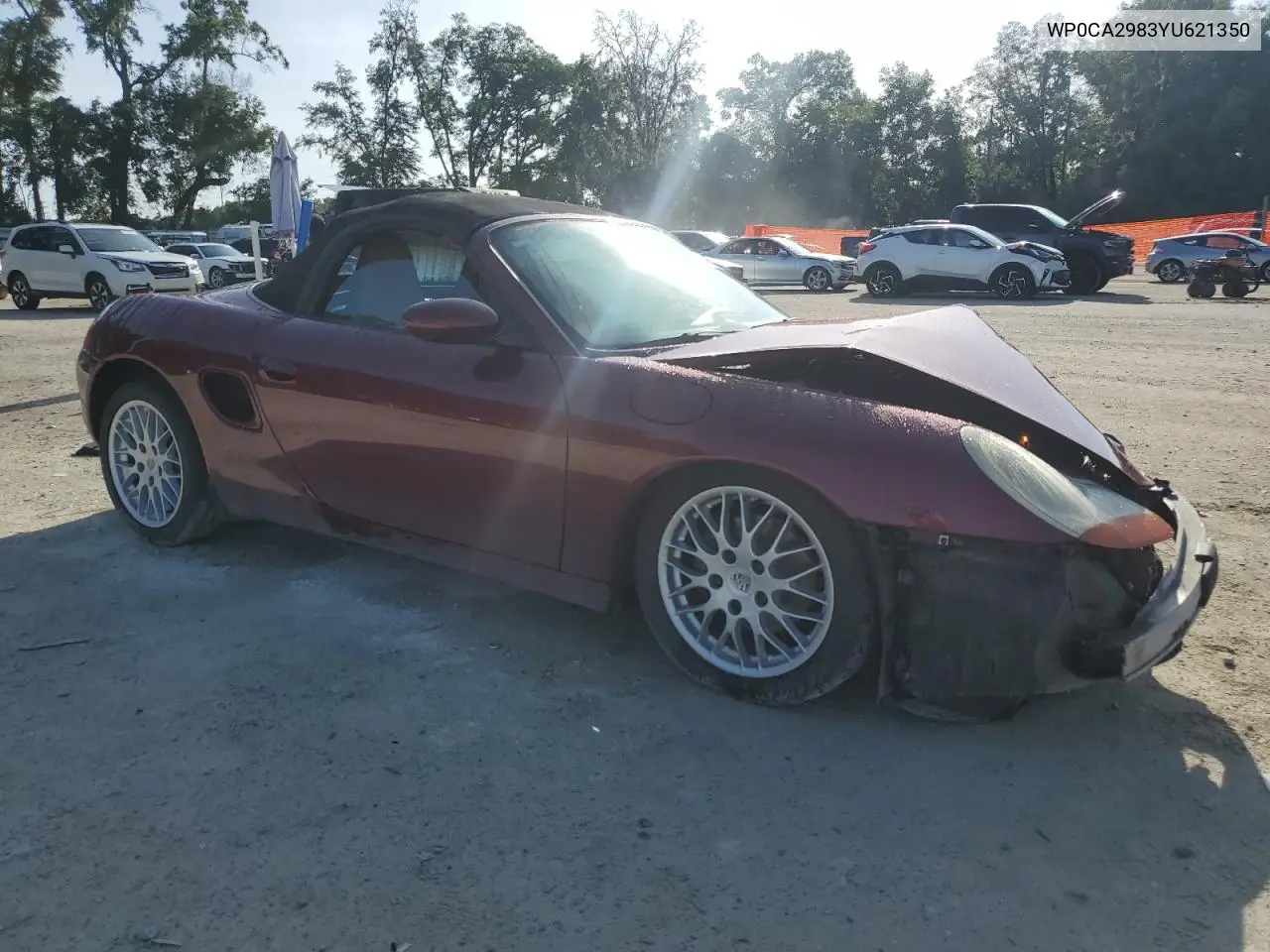 2000 Porsche Boxster VIN: WP0CA2983YU621350 Lot: 60596005