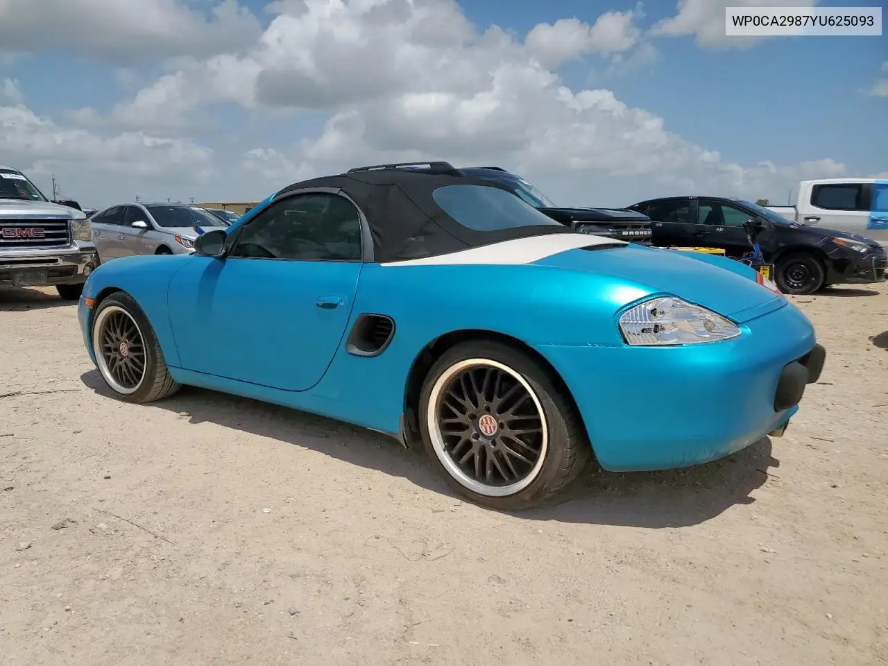 2000 Porsche Boxster VIN: WP0CA2987YU625093 Lot: 61354785