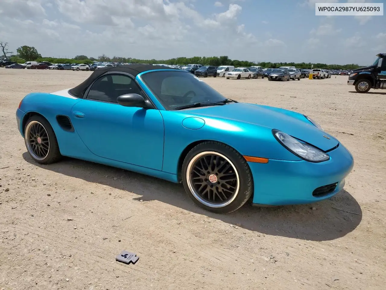 2000 Porsche Boxster VIN: WP0CA2987YU625093 Lot: 61354785
