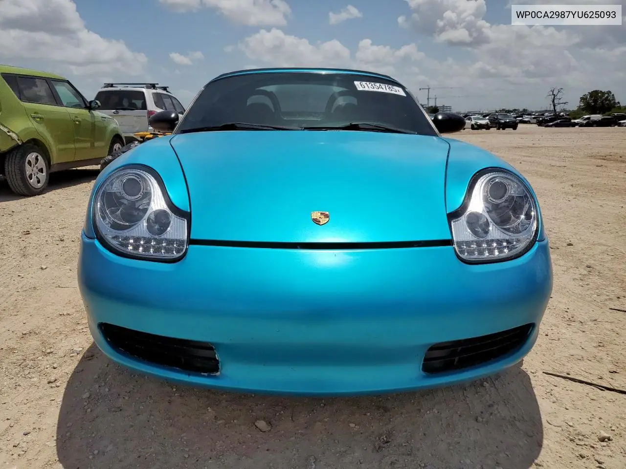 2000 Porsche Boxster VIN: WP0CA2987YU625093 Lot: 61354785