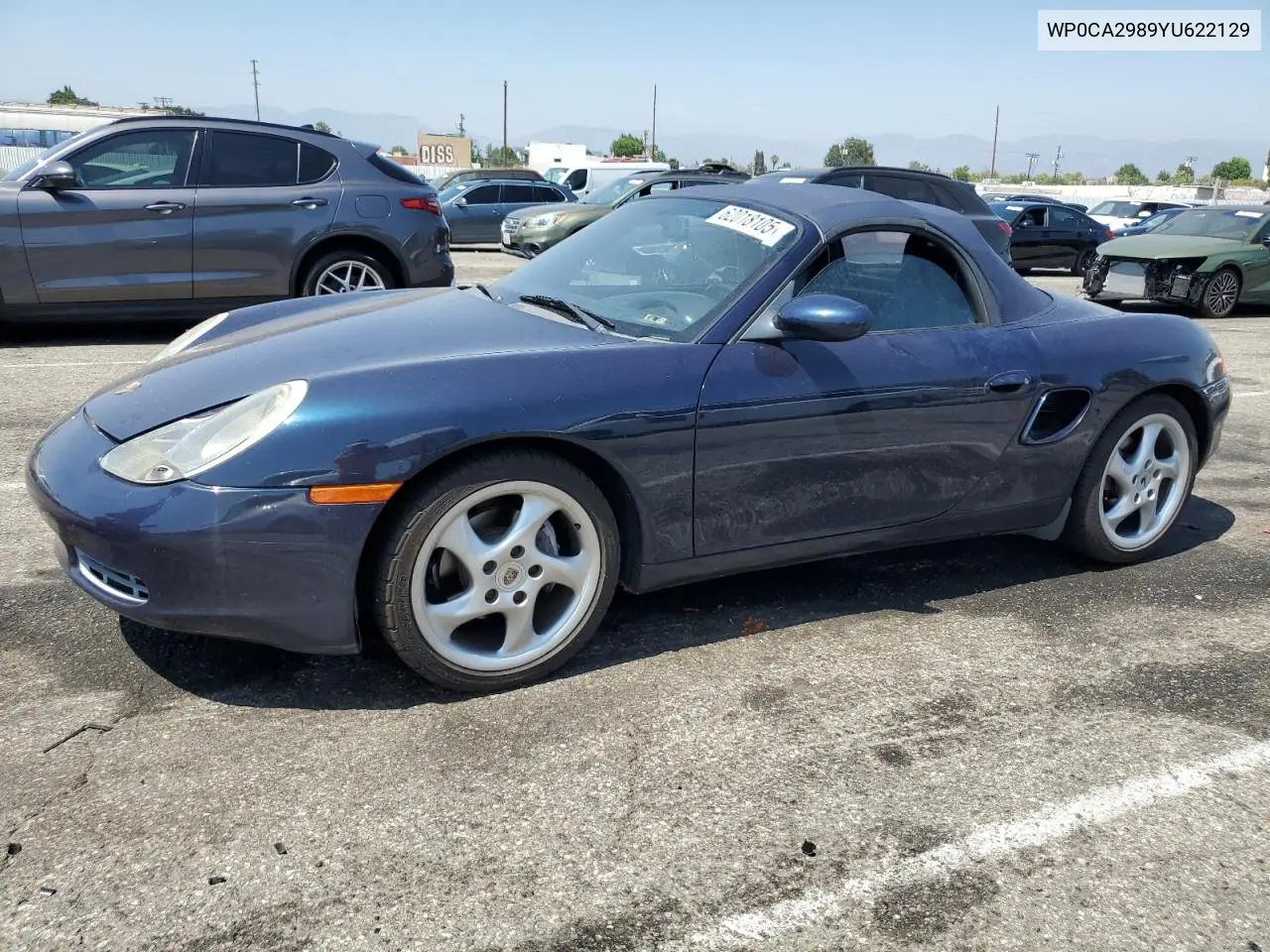 2000 Porsche Boxster VIN: WP0CA2989YU622129 Lot: 62018105