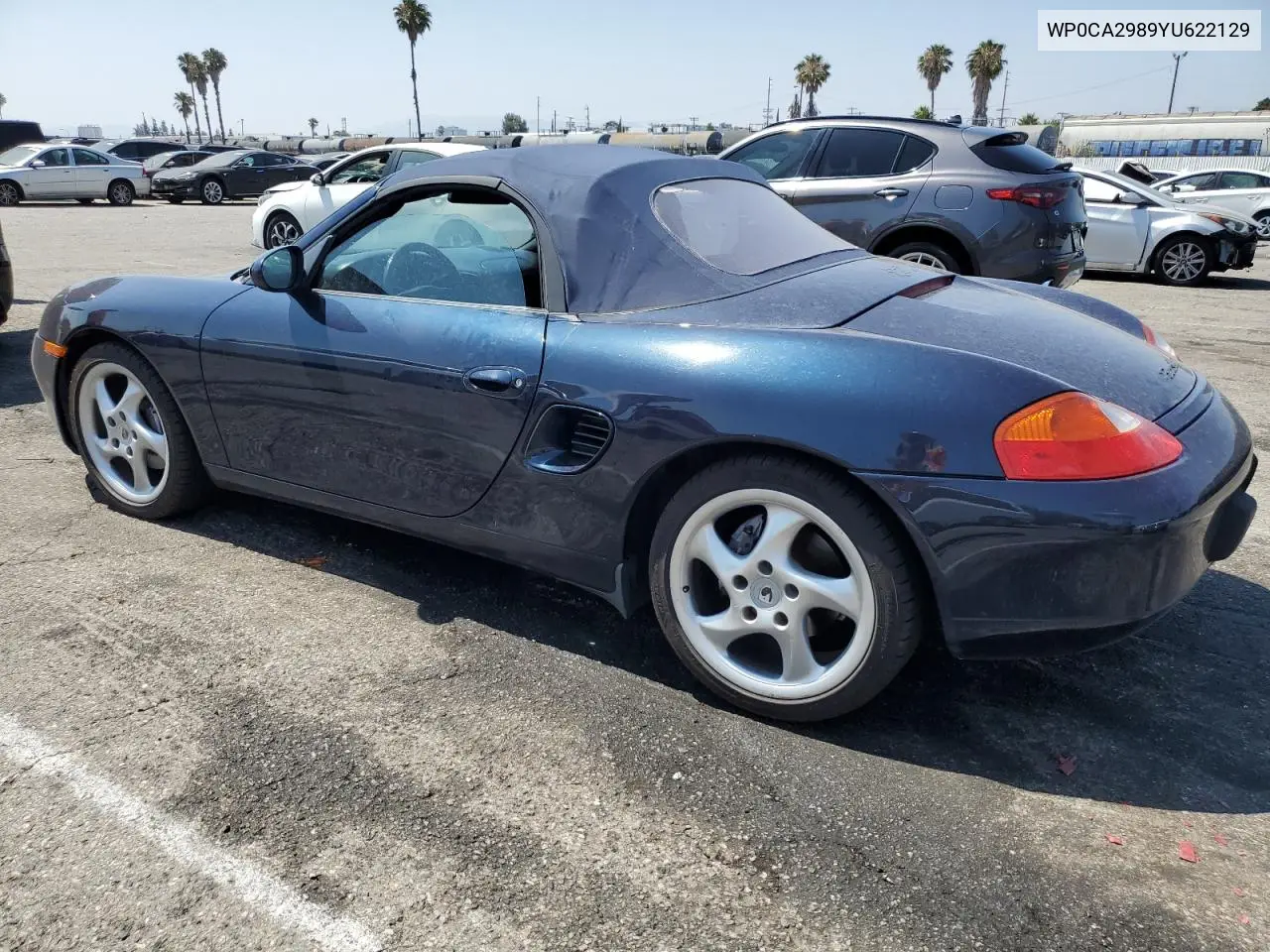 2000 Porsche Boxster VIN: WP0CA2989YU622129 Lot: 62018105