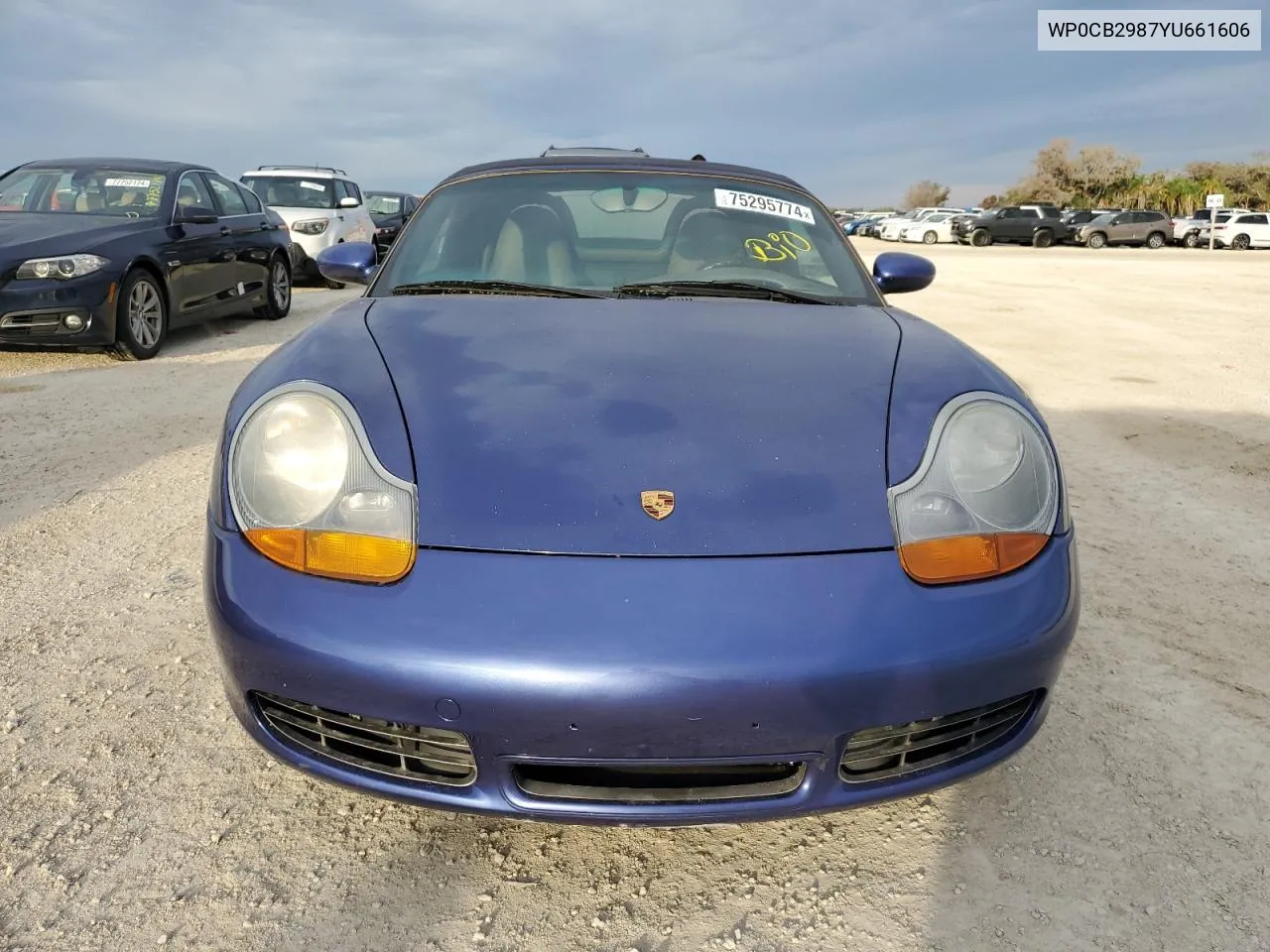 2000 Porsche Boxster S VIN: WP0CB2987YU661606 Lot: 75295774