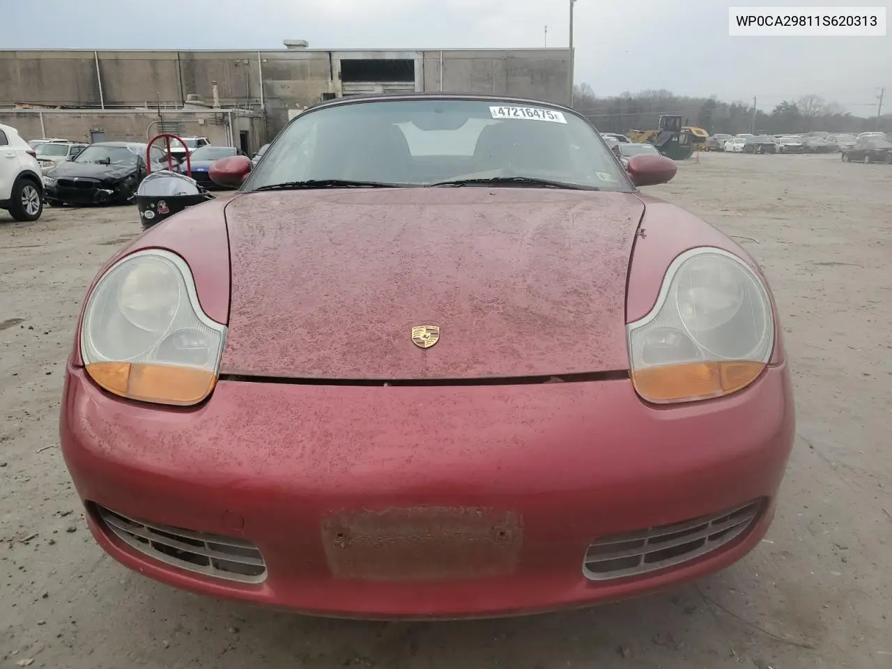 2001 Porsche Boxster VIN: WP0CA29811S620313 Lot: 47216475