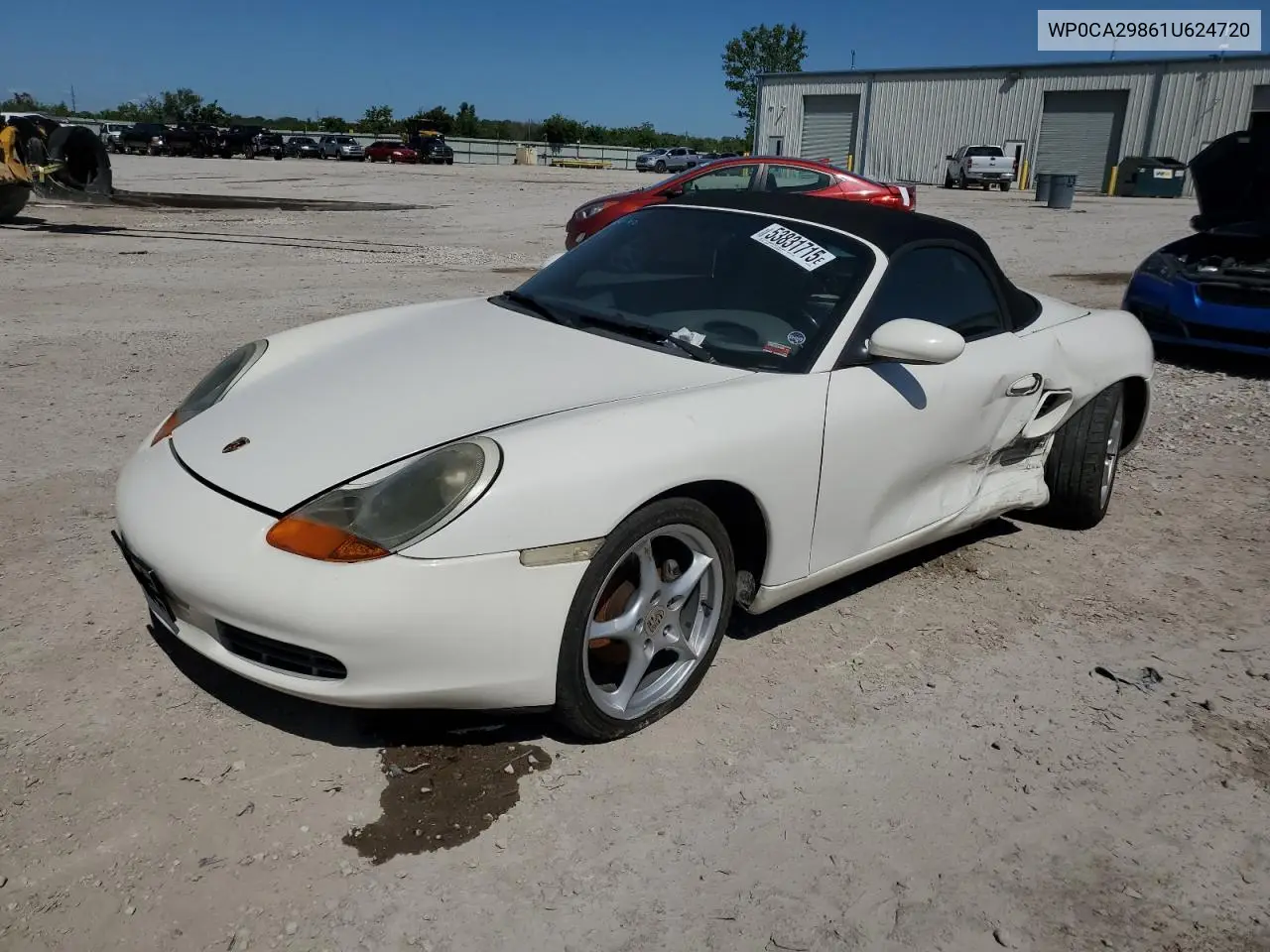 2001 Porsche Boxster VIN: WP0CA29861U624720 Lot: 53831715
