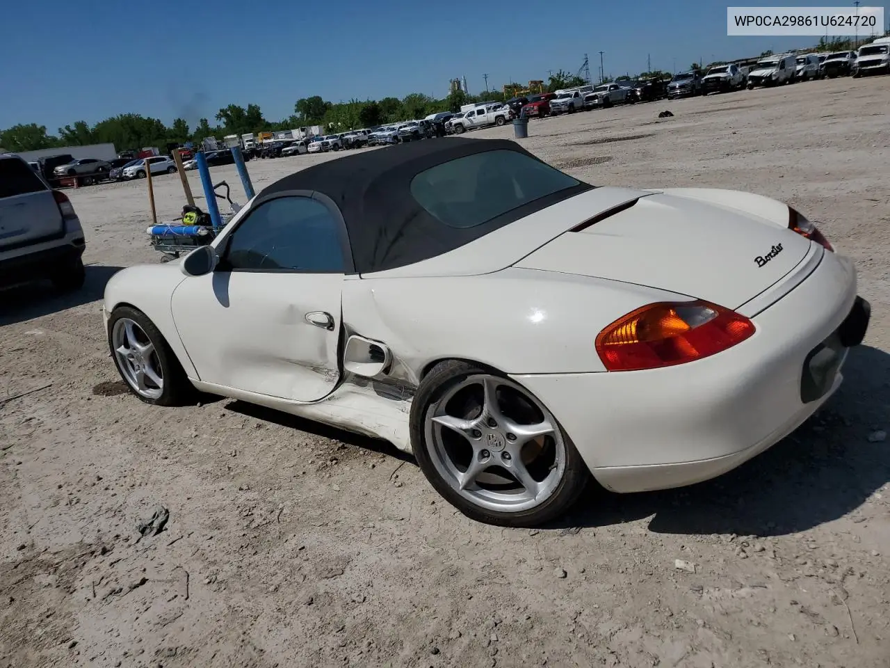 2001 Porsche Boxster VIN: WP0CA29861U624720 Lot: 53831715