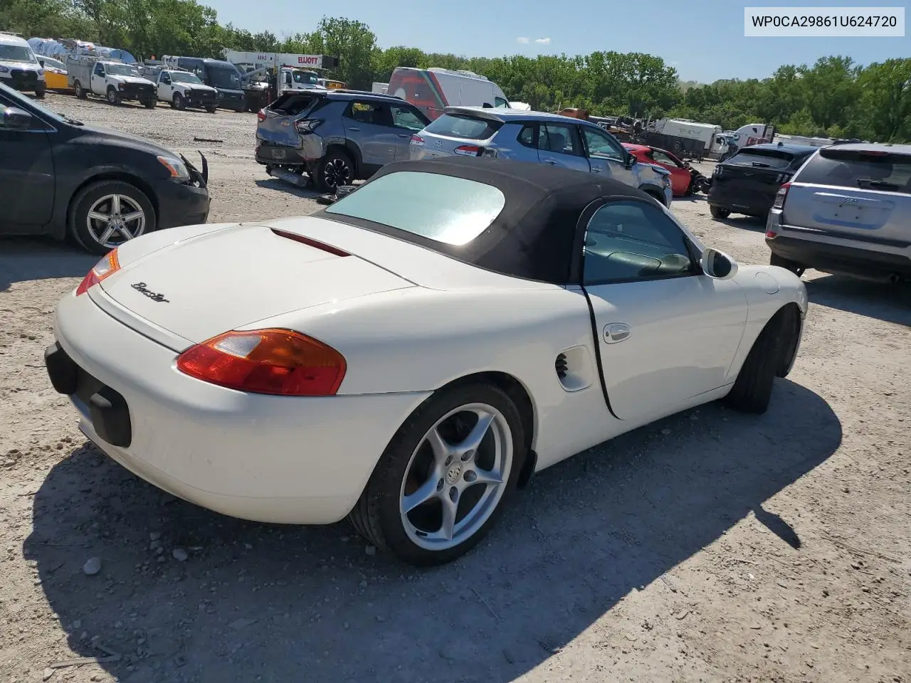2001 Porsche Boxster VIN: WP0CA29861U624720 Lot: 53831715