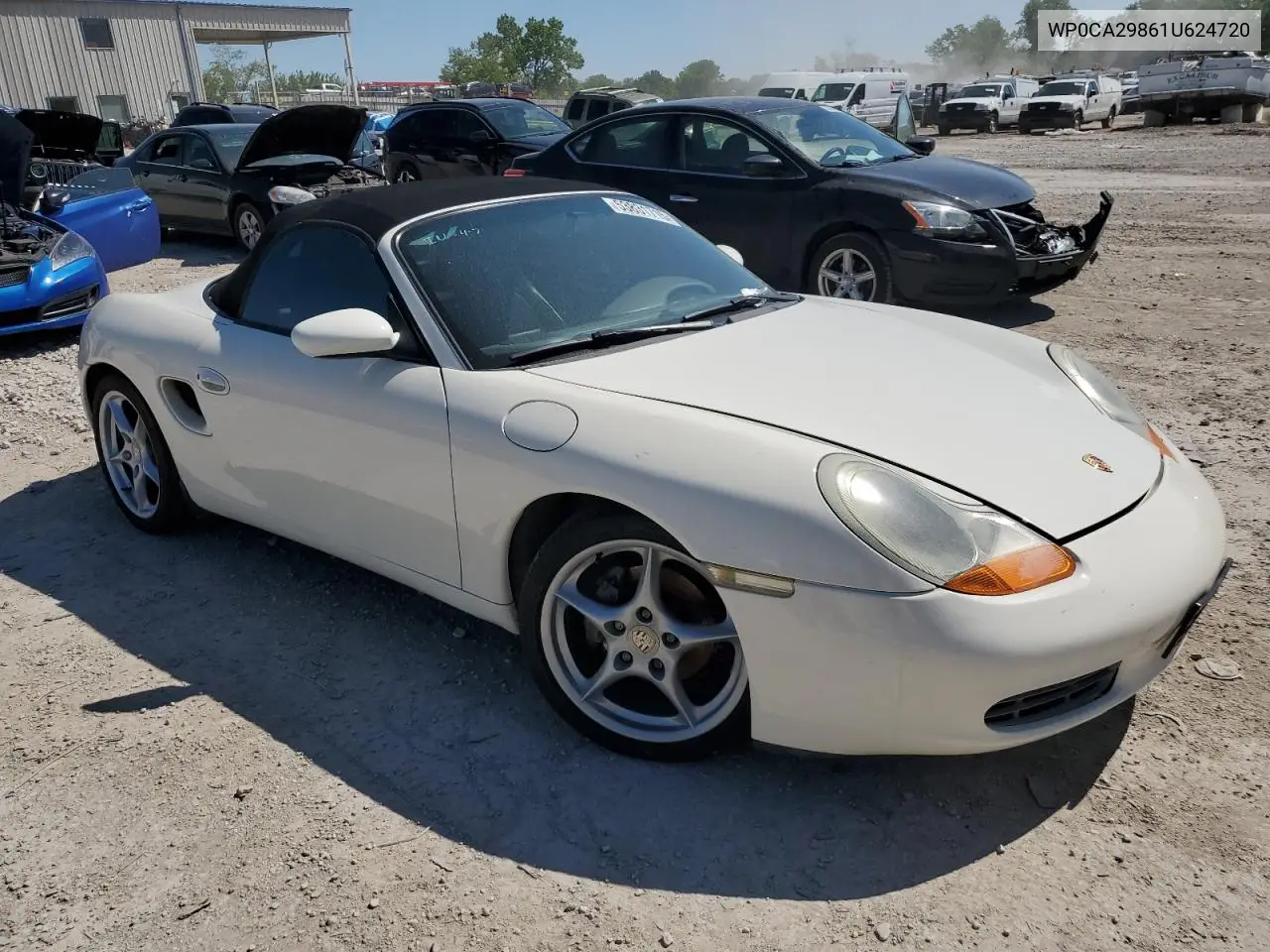2001 Porsche Boxster VIN: WP0CA29861U624720 Lot: 53831715
