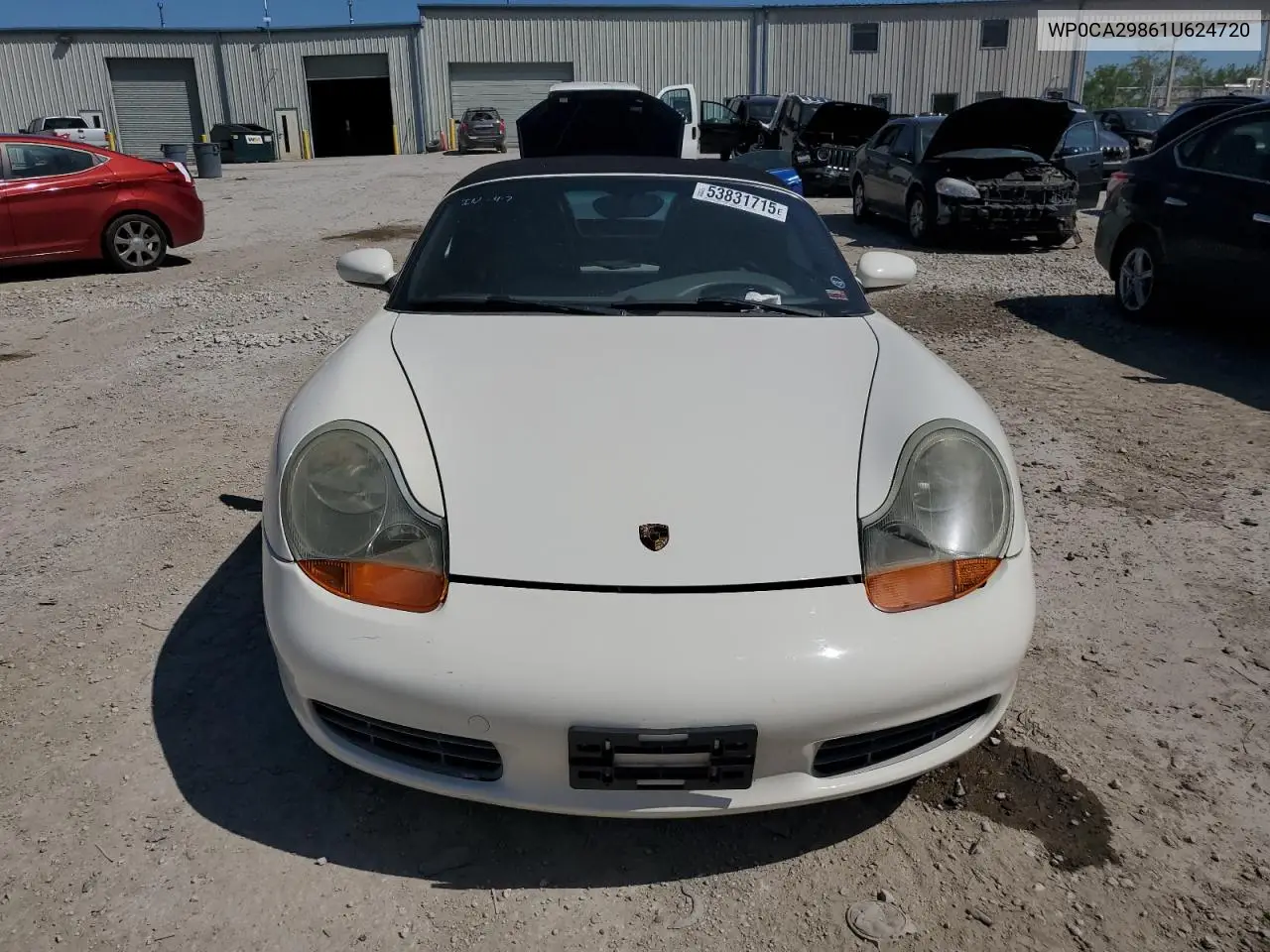 2001 Porsche Boxster VIN: WP0CA29861U624720 Lot: 53831715