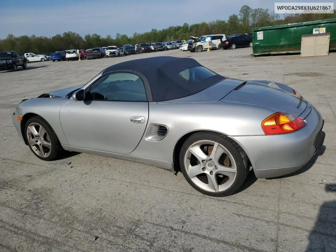 2001 Porsche Boxster VIN: WP0CA298X1U621867 Lot: 54847765