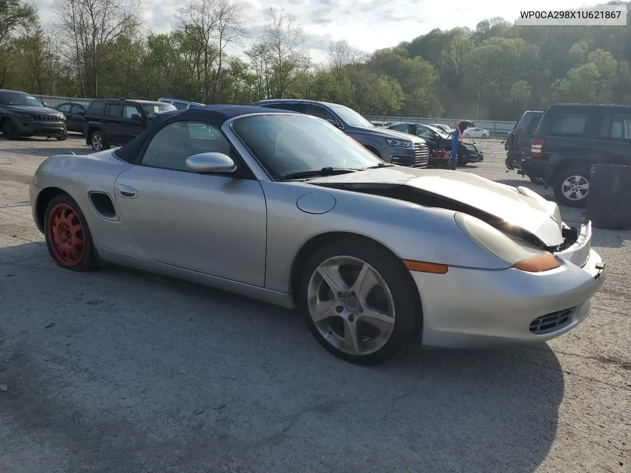 2001 Porsche Boxster VIN: WP0CA298X1U621867 Lot: 54847765