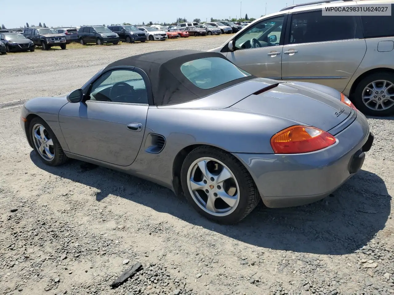 2001 Porsche Boxster VIN: WP0CA29831U624027 Lot: 55510675