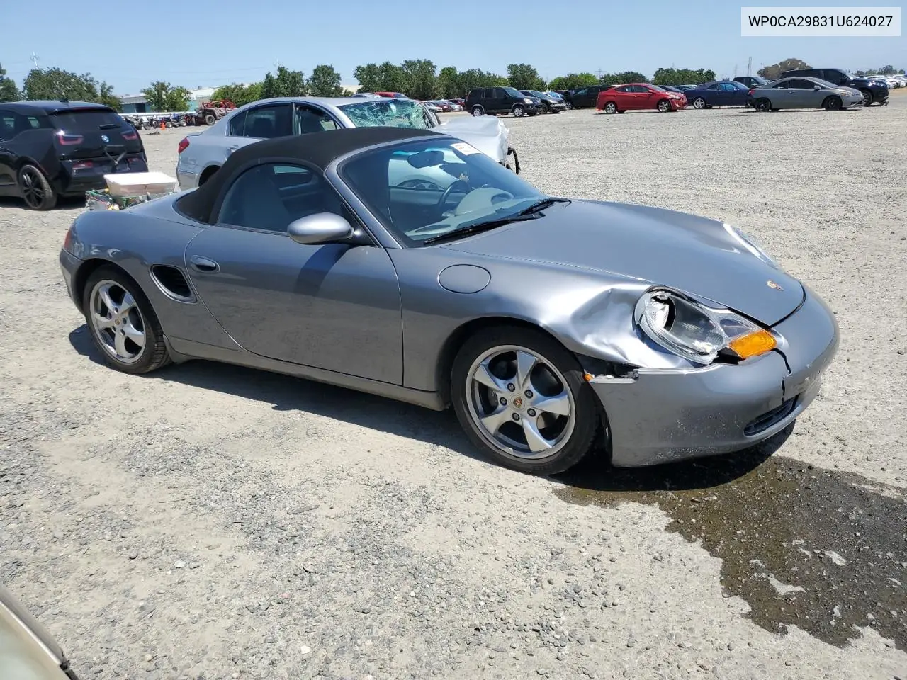 2001 Porsche Boxster VIN: WP0CA29831U624027 Lot: 55510675