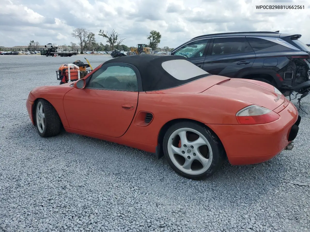 2001 Porsche Boxster S VIN: WP0CB29881U662561 Lot: 55586375