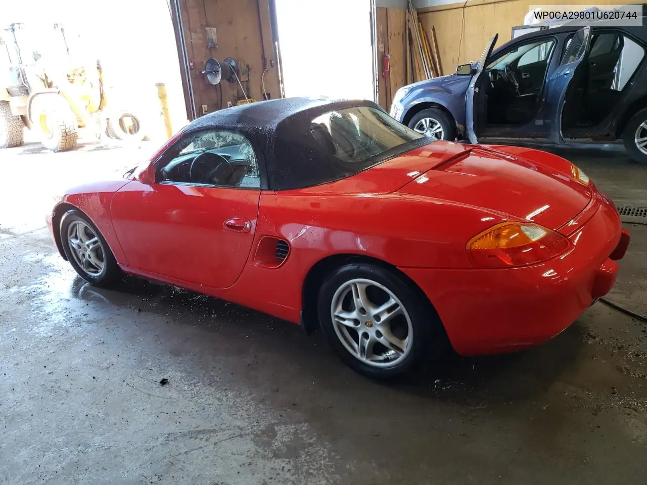 2001 Porsche Boxster VIN: WP0CA29801U620744 Lot: 55678055