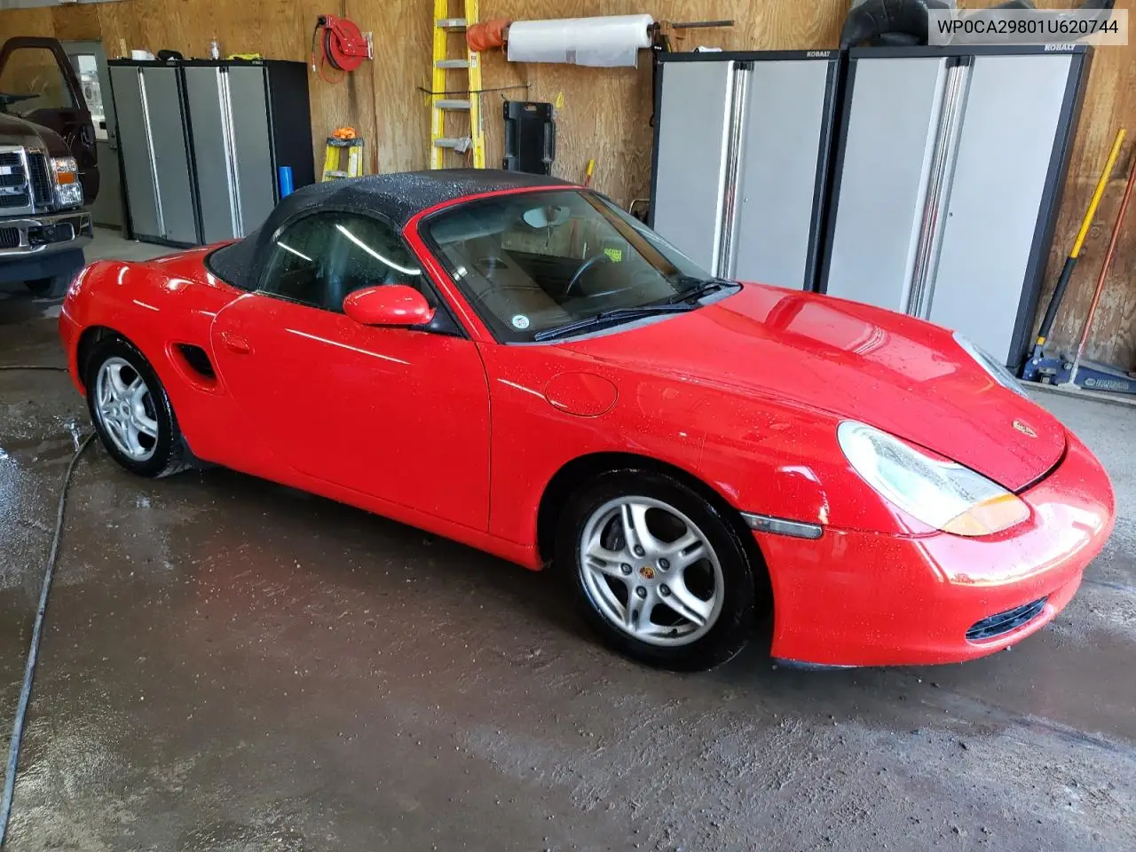 2001 Porsche Boxster VIN: WP0CA29801U620744 Lot: 55678055