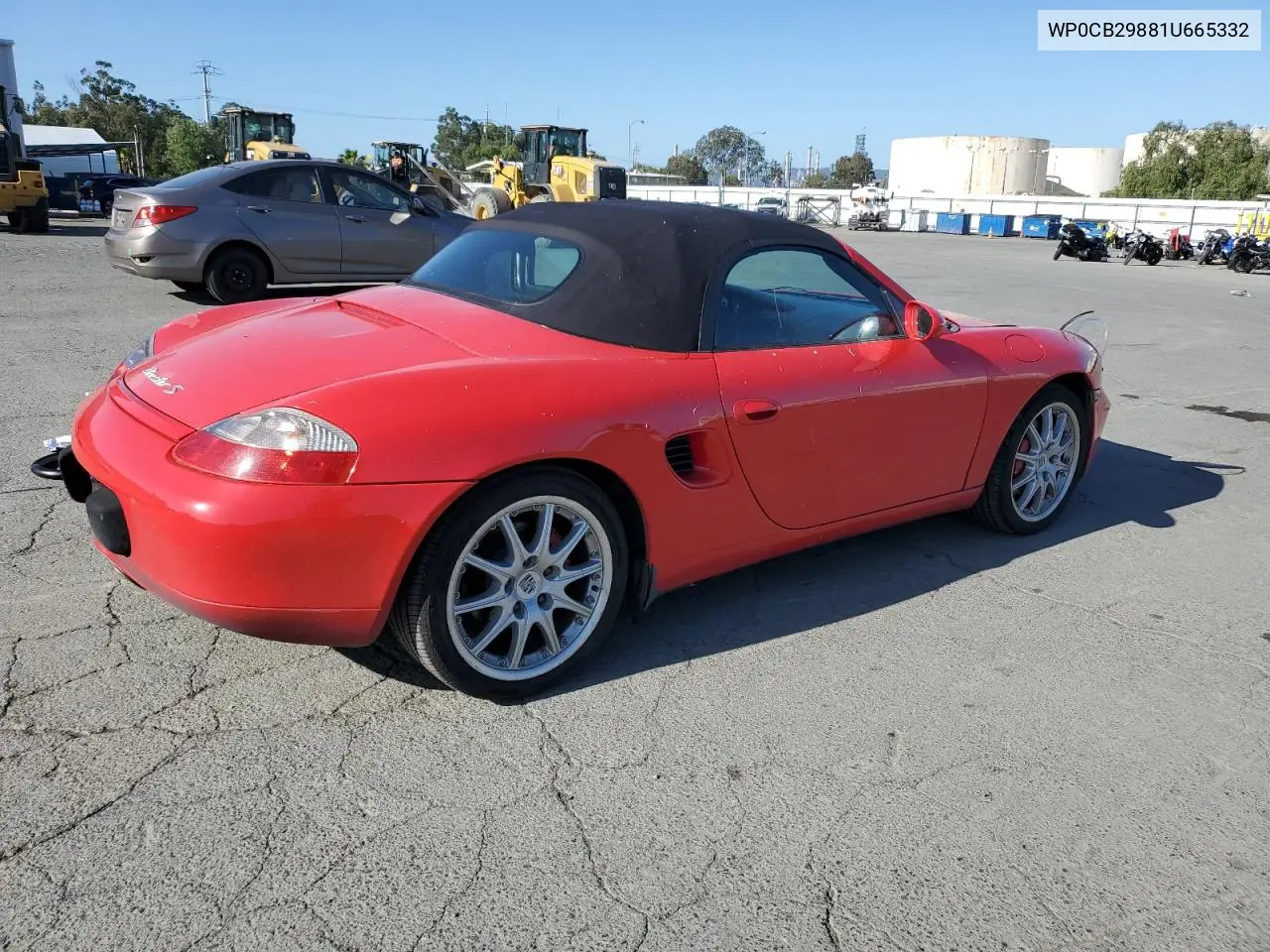 2001 Porsche Boxster S VIN: WP0CB29881U665332 Lot: 55847195