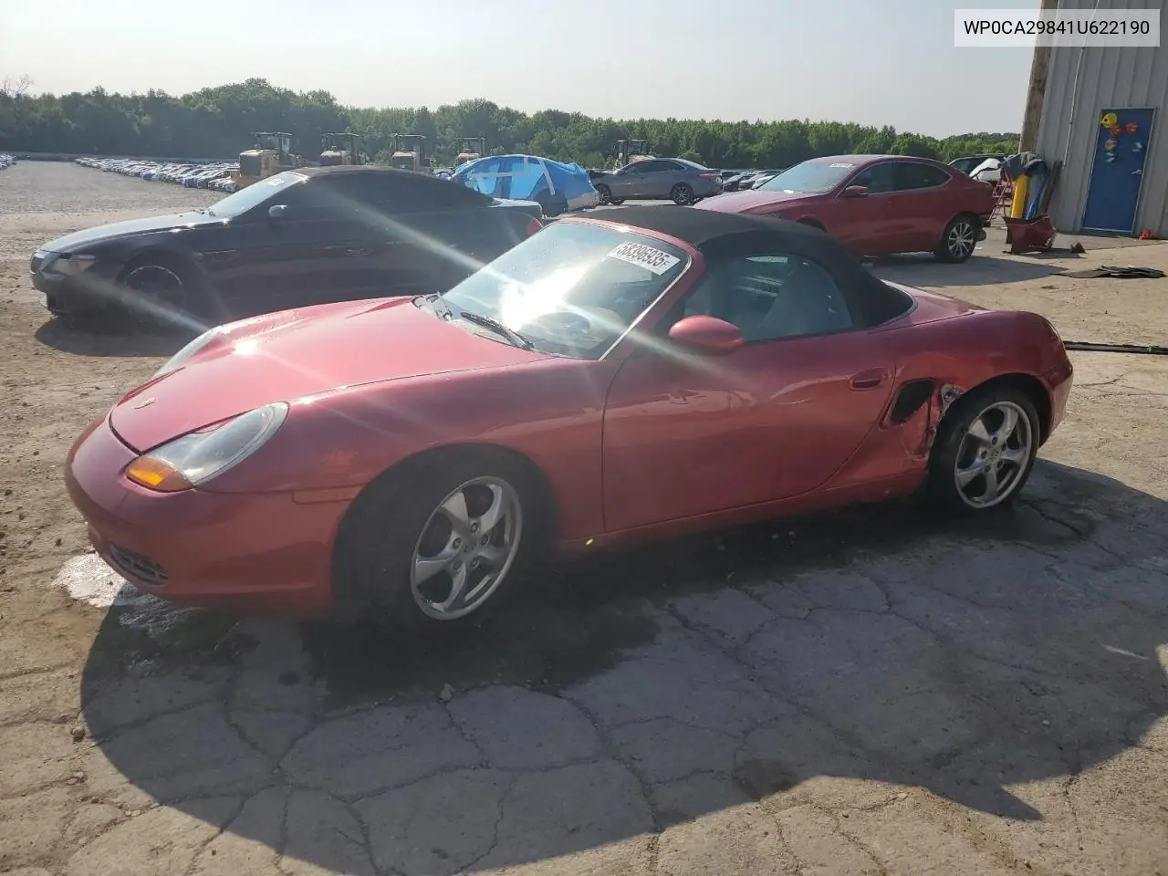 2001 Porsche Boxster VIN: WP0CA29841U622190 Lot: 58396935