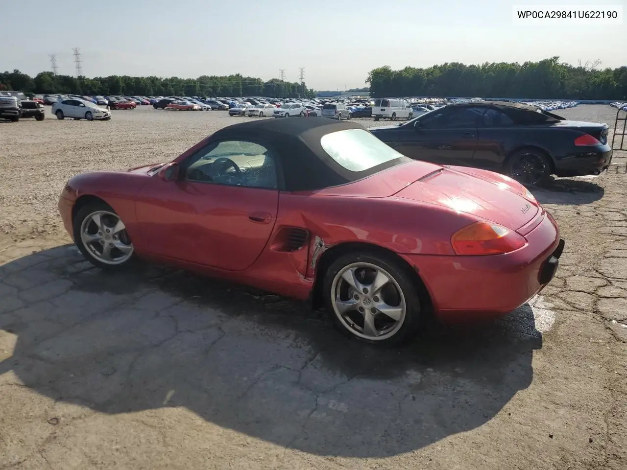 2001 Porsche Boxster VIN: WP0CA29841U622190 Lot: 58396935