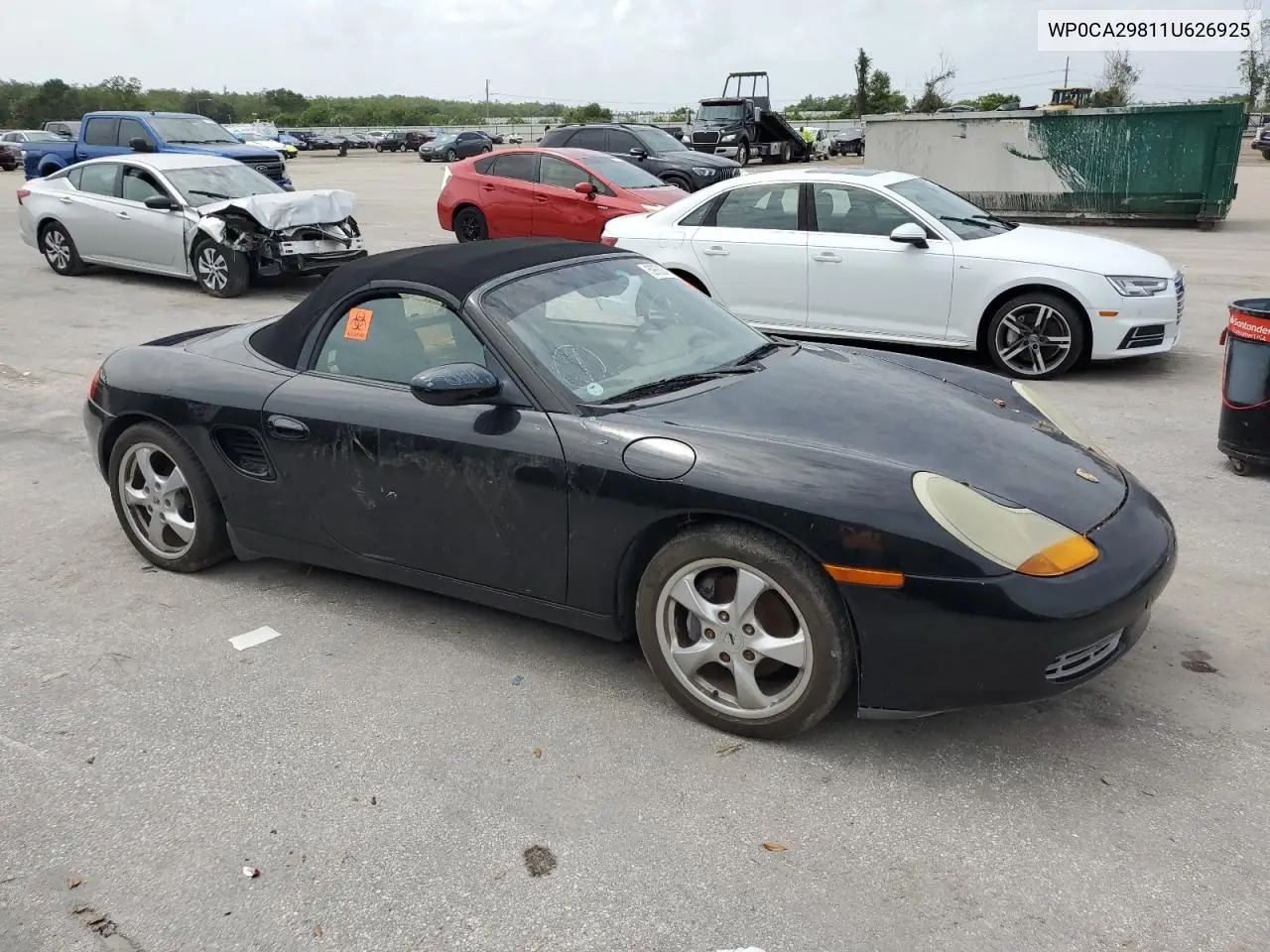 2001 Porsche Boxster VIN: WP0CA29811U626925 Lot: 59632415