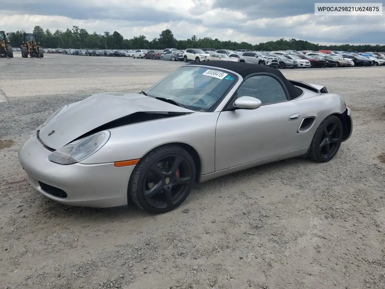 2001 Porsche Boxster VIN: WP0CA29821U624875 Lot: 60498415