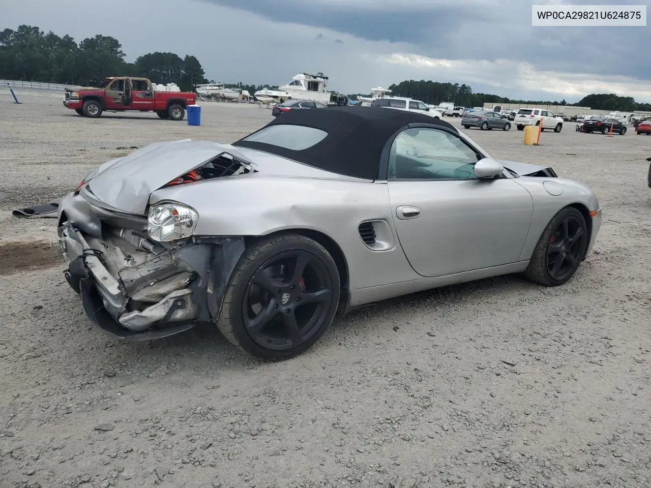 2001 Porsche Boxster VIN: WP0CA29821U624875 Lot: 60498415