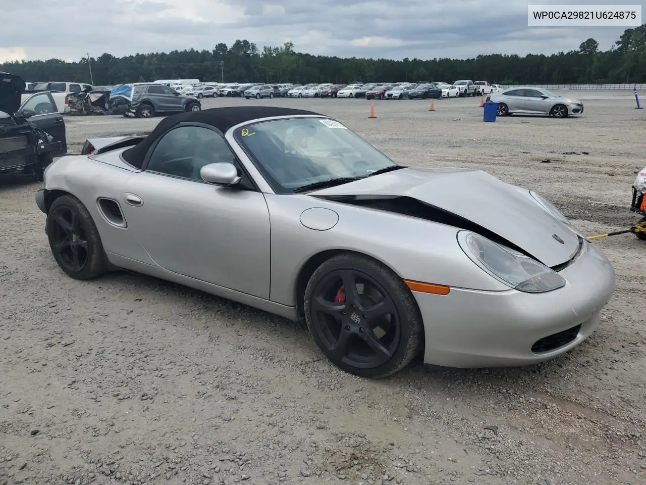 2001 Porsche Boxster VIN: WP0CA29821U624875 Lot: 60498415