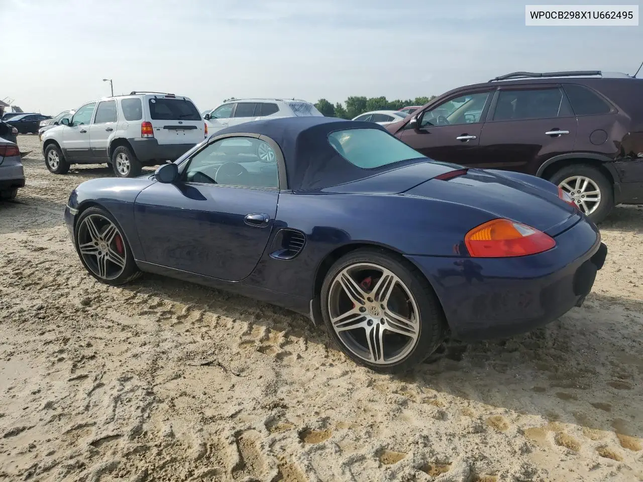 2001 Porsche Boxster S VIN: WP0CB298X1U662495 Lot: 60707185