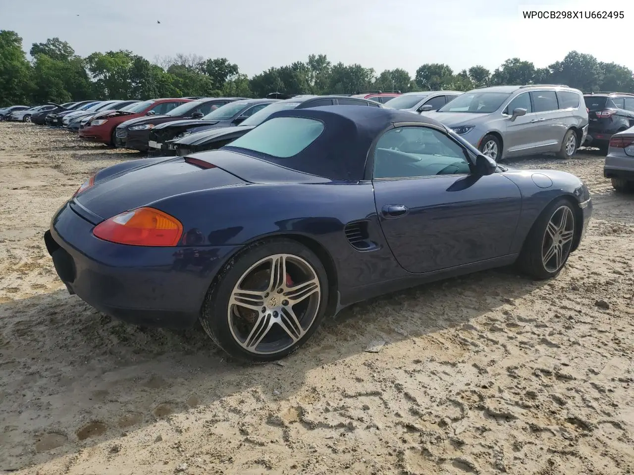 2001 Porsche Boxster S VIN: WP0CB298X1U662495 Lot: 60707185