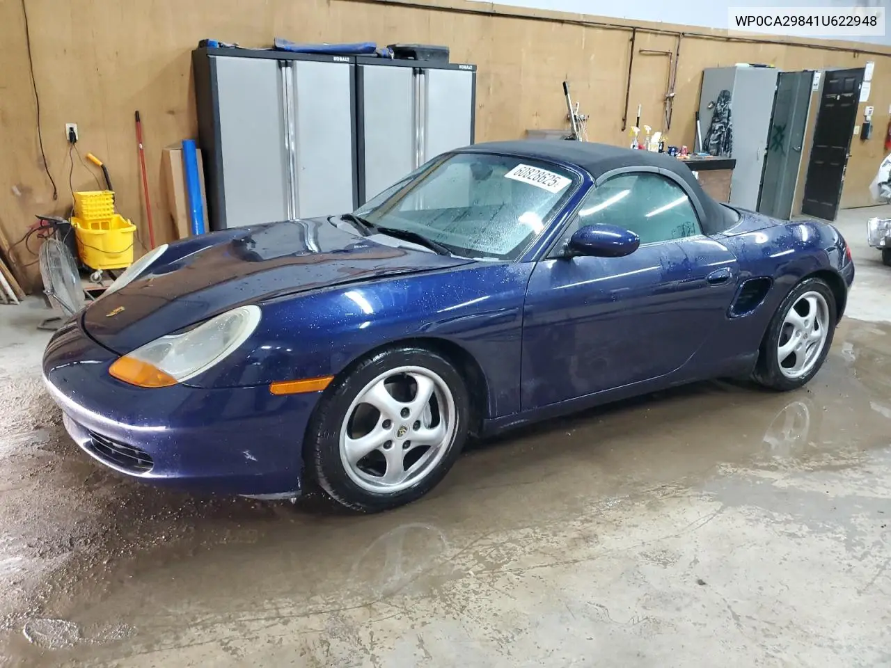 2001 Porsche Boxster VIN: WP0CA29841U622948 Lot: 60828625