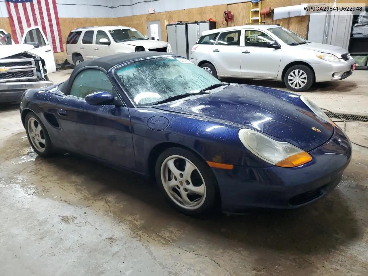 2001 Porsche Boxster VIN: WP0CA29841U622948 Lot: 60828625