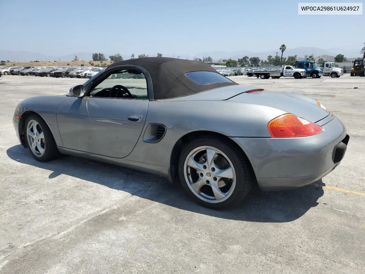 2001 Porsche Boxster VIN: WP0CA29861U624927 Lot: 61844195