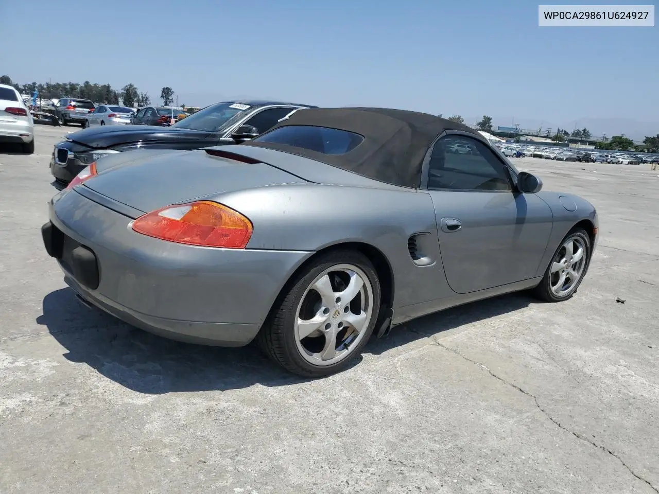 2001 Porsche Boxster VIN: WP0CA29861U624927 Lot: 61844195