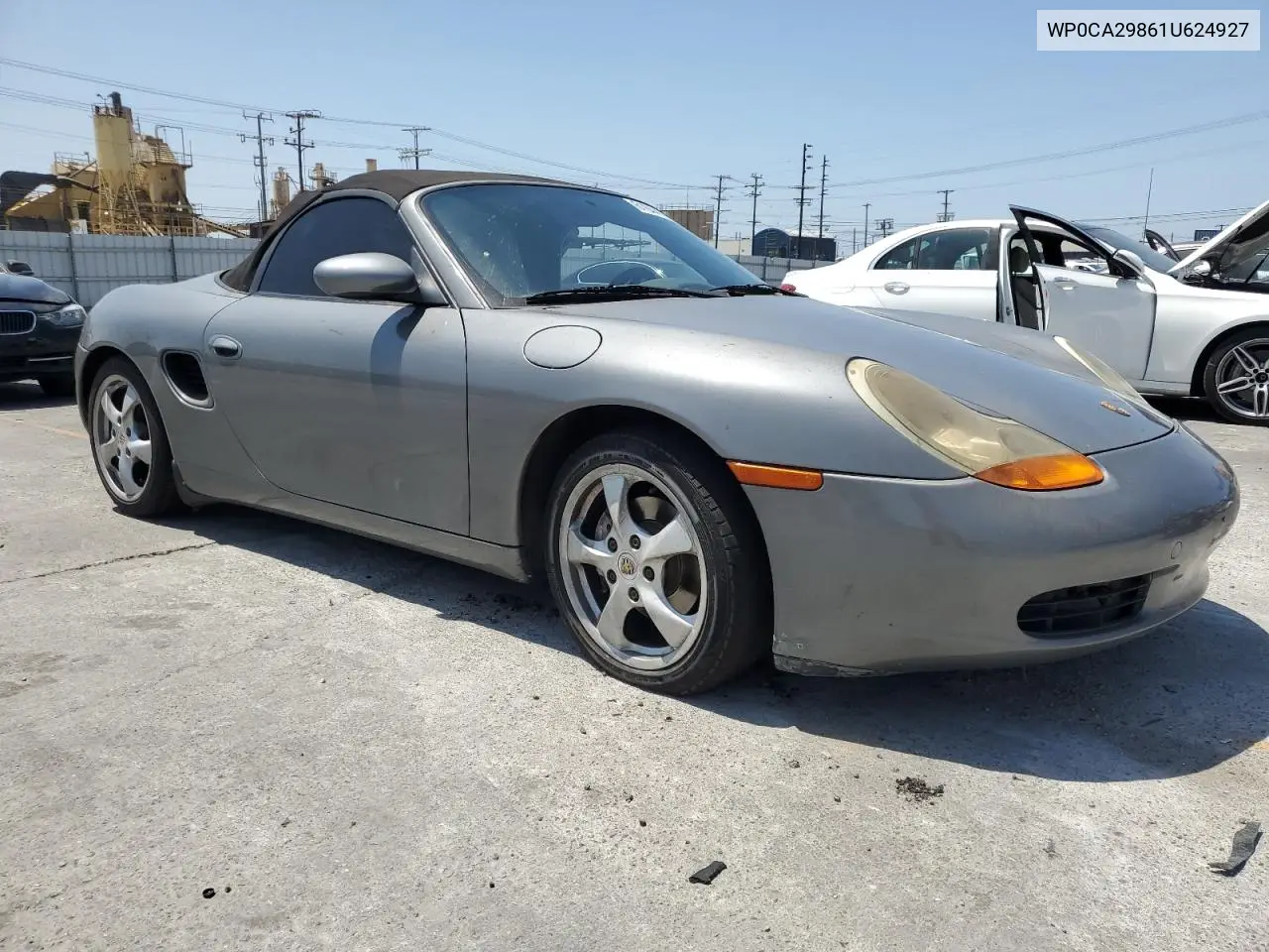 2001 Porsche Boxster VIN: WP0CA29861U624927 Lot: 61844195