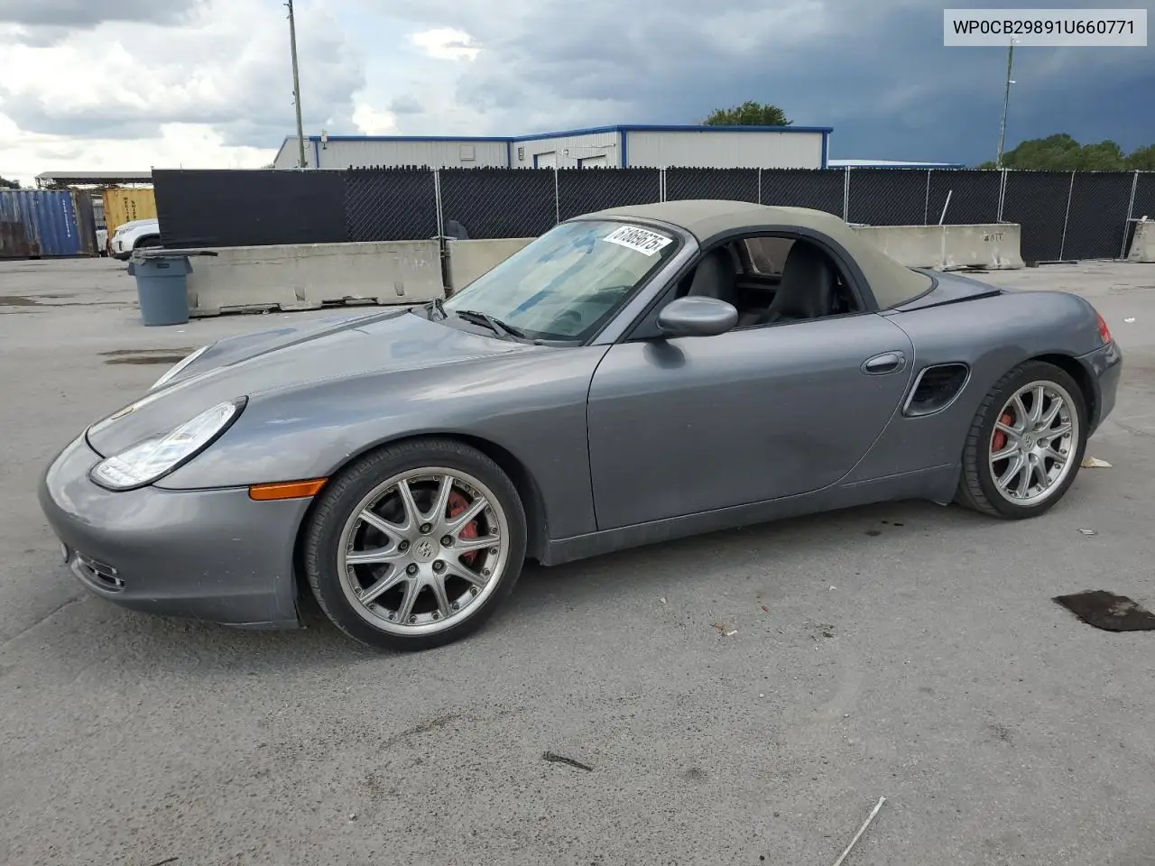 2001 Porsche Boxster S VIN: WP0CB29891U660771 Lot: 61869675