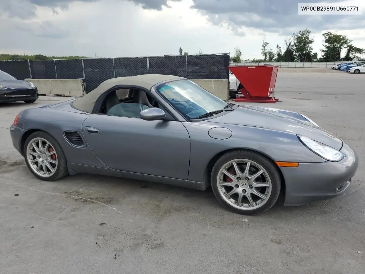 2001 Porsche Boxster S VIN: WP0CB29891U660771 Lot: 61869675