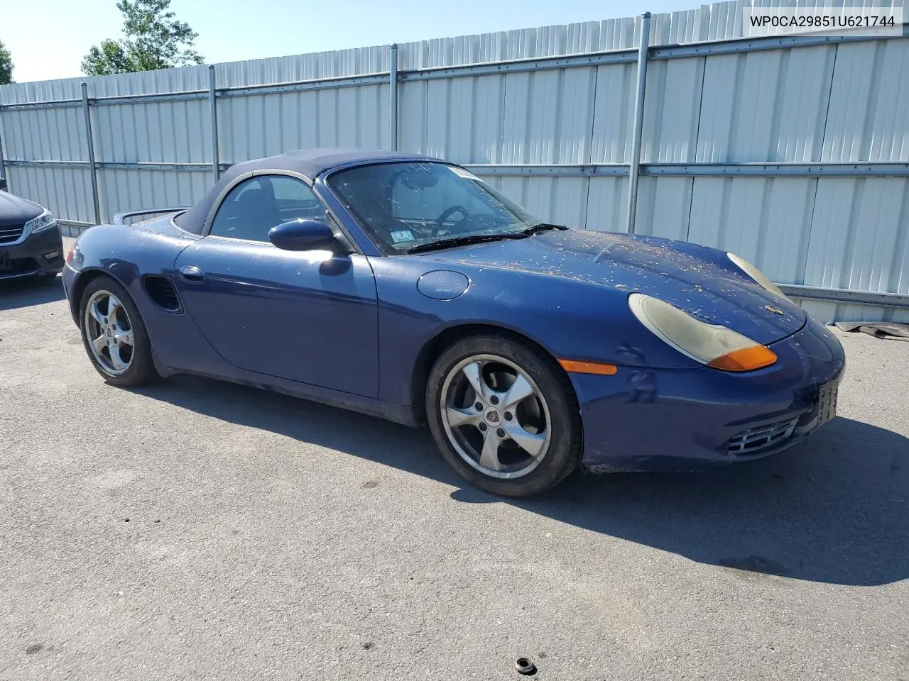 2001 Porsche Boxster VIN: WP0CA29851U621744 Lot: 62298845