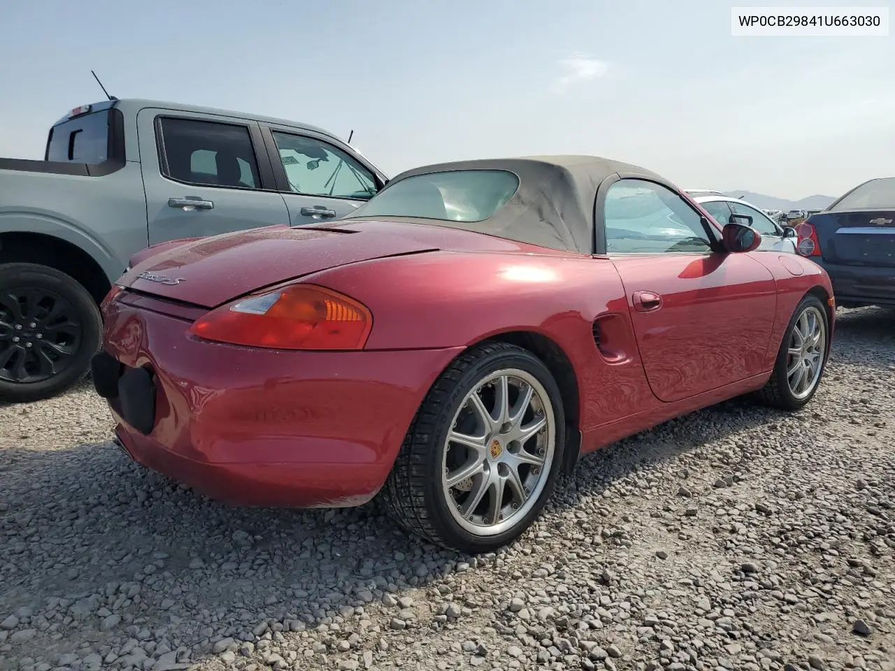 2001 Porsche Boxster S VIN: WP0CB29841U663030 Lot: 62385985
