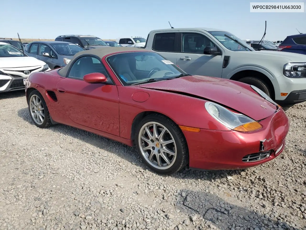 2001 Porsche Boxster S VIN: WP0CB29841U663030 Lot: 62385985