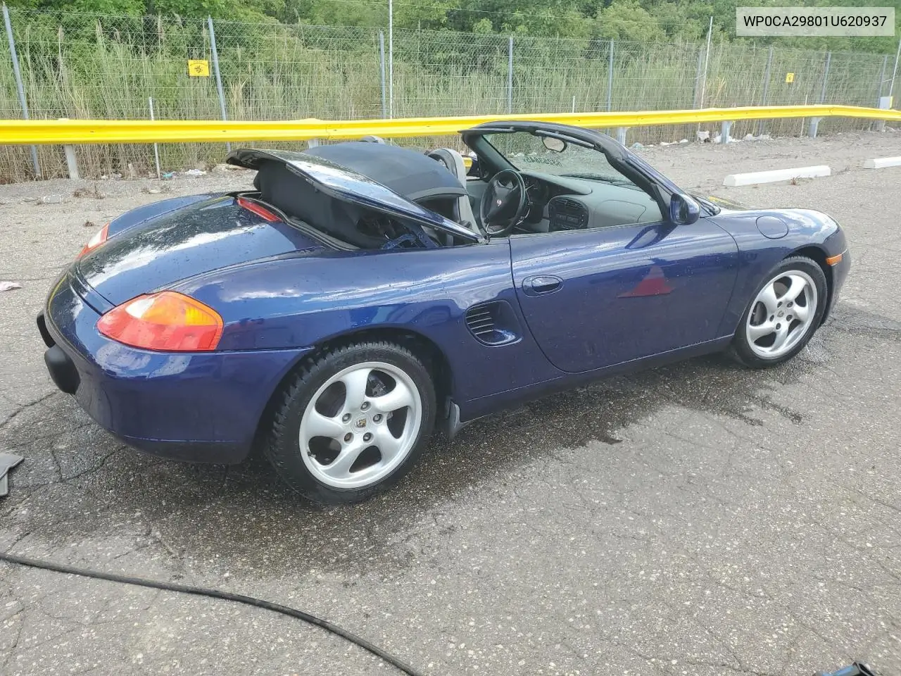 2001 Porsche Boxster VIN: WP0CA29801U620937 Lot: 63253845