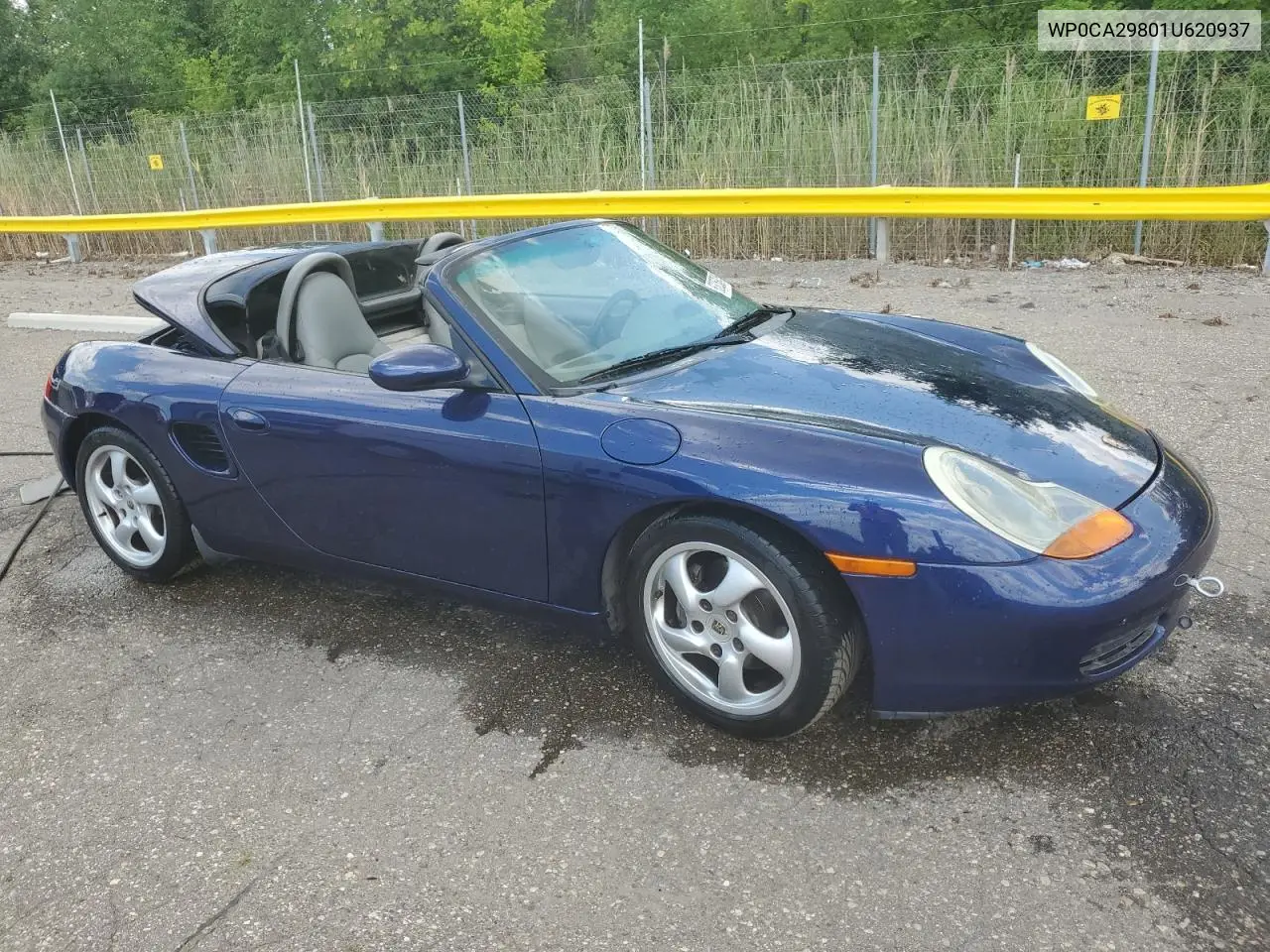 2001 Porsche Boxster VIN: WP0CA29801U620937 Lot: 63253845